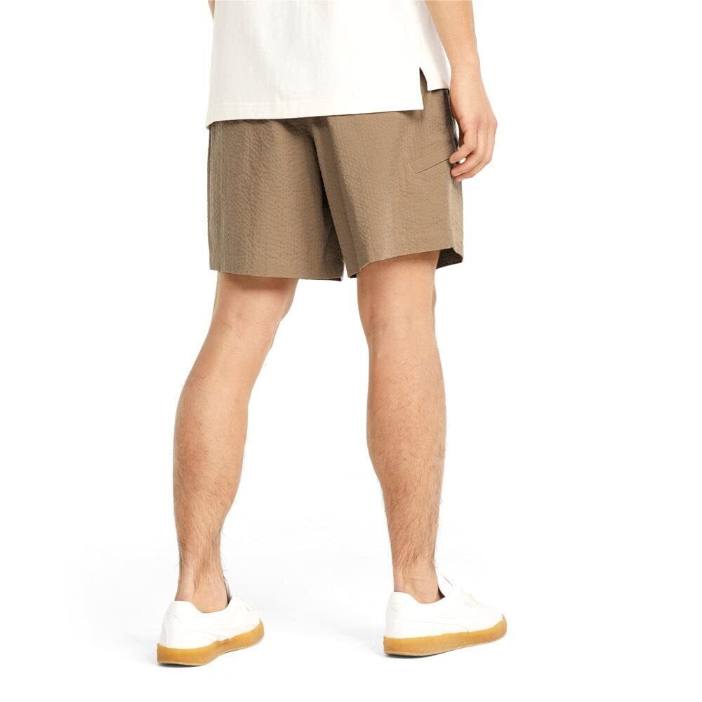 PUMA MMQ Seersucker Shorts TigerS Eye XL - Picture 2 of 4